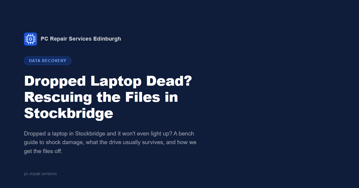 Dropped Laptop Dead? Rescuing the Files in Stockbridge