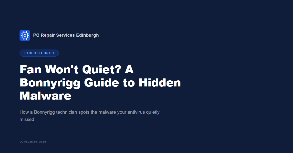 Fan Won't Quiet? A Bonnyrigg Guide to Hidden Malware