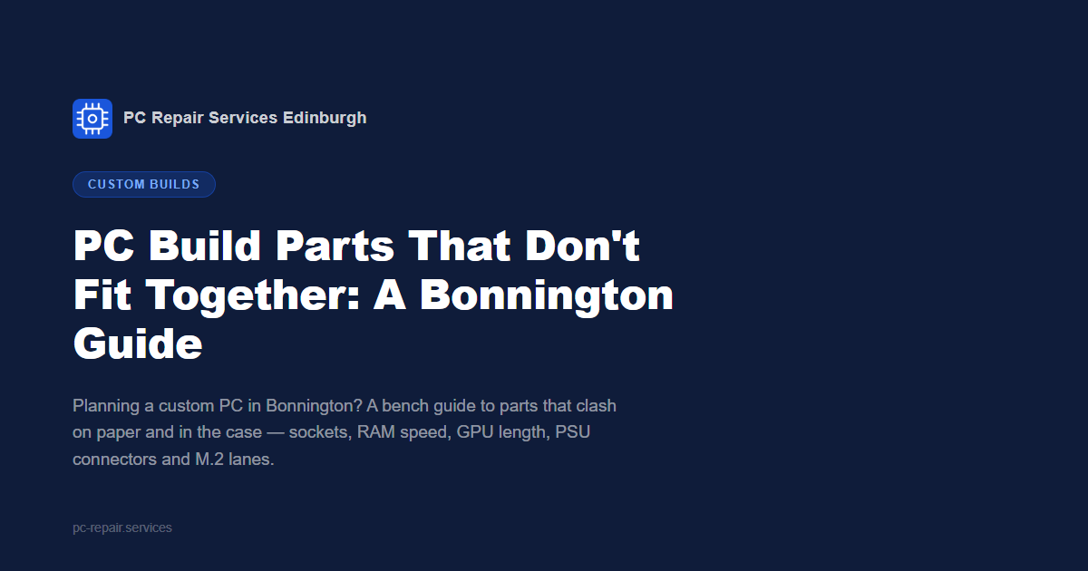 PC Build Parts That Don&rsquo;t Fit Together: A Bonnington Guide