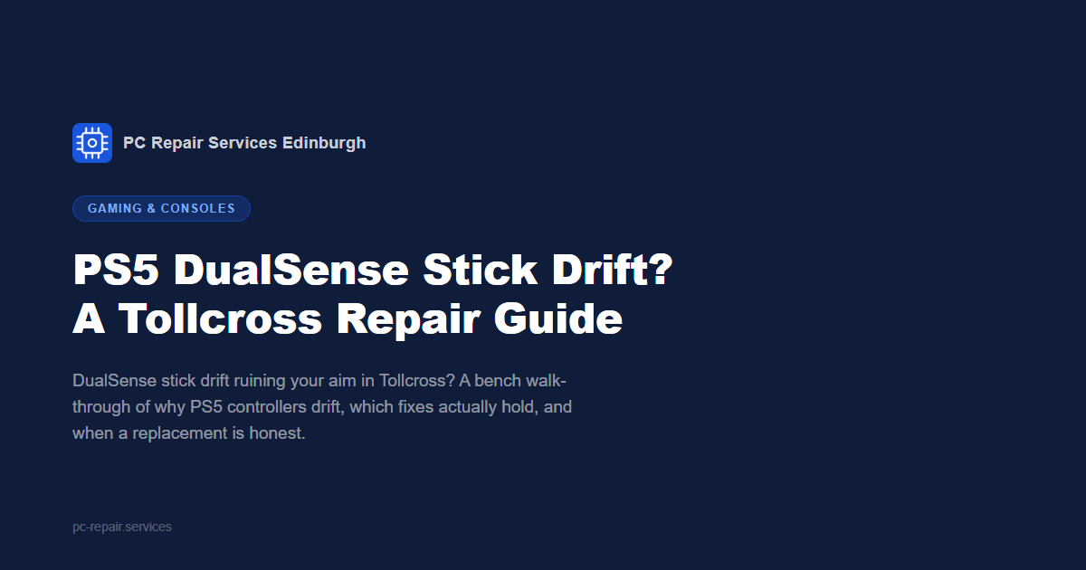 PS5 DualSense Stick Drift? A Tollcross Repair Guide