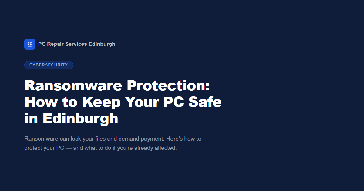Ransomware Protection: How to Keep Your PC Safe