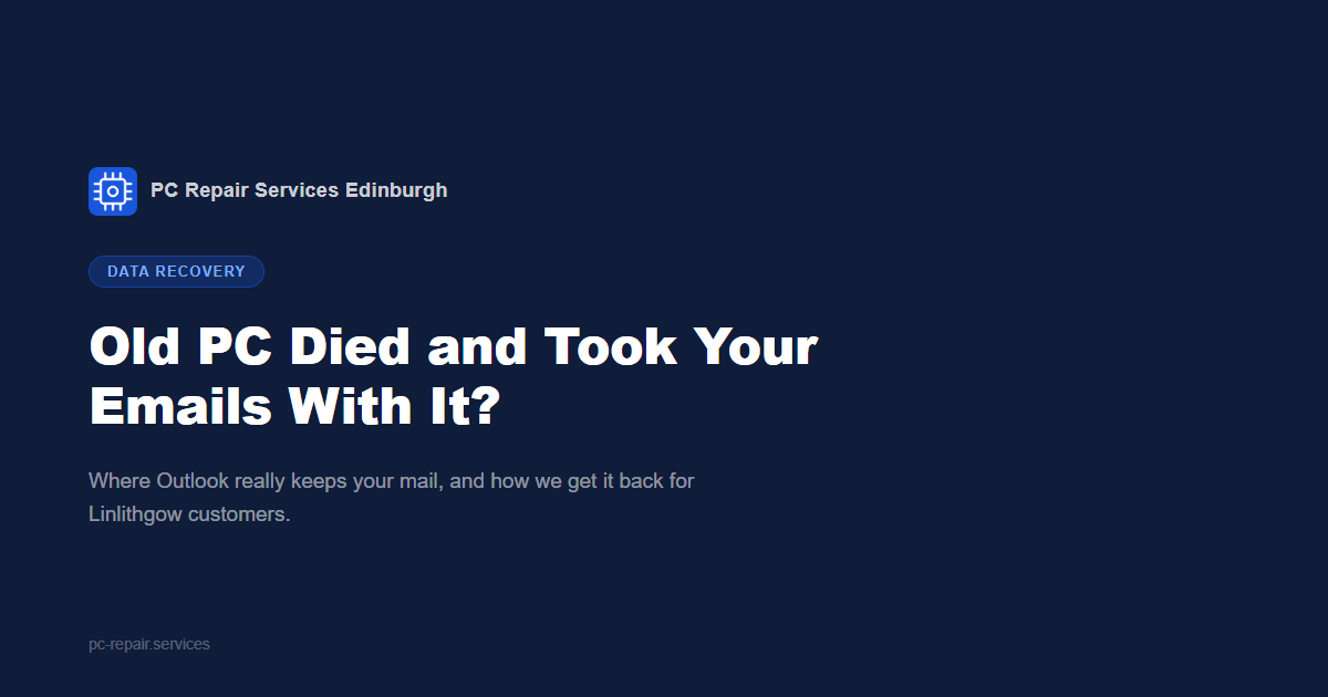Old PC Died and Took Your Emails With It? A Linlithgow Recovery Guide