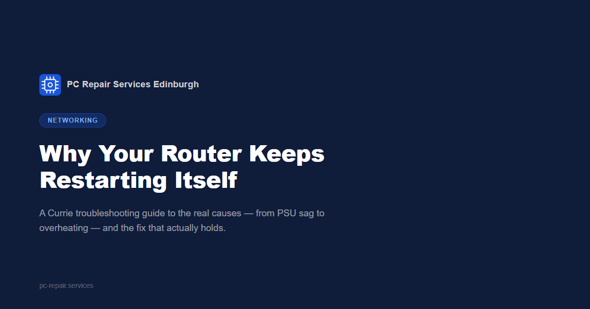 Why Your Router Keeps Restarting Itself: A Currie Troubleshooting Guide