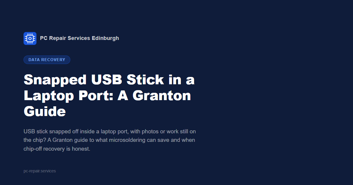 Snapped USB Stick in a Laptop Port: A Granton Guide